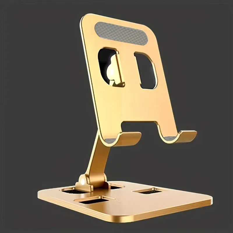 Metal Foldable Mobile Phone Holder Desktop-Tablet Multi Angle Adjustable