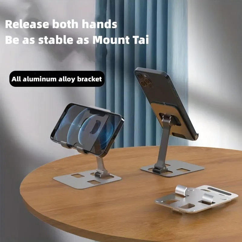 Metal Foldable Mobile Phone Holder Desktop-Tablet Multi Angle Adjustable