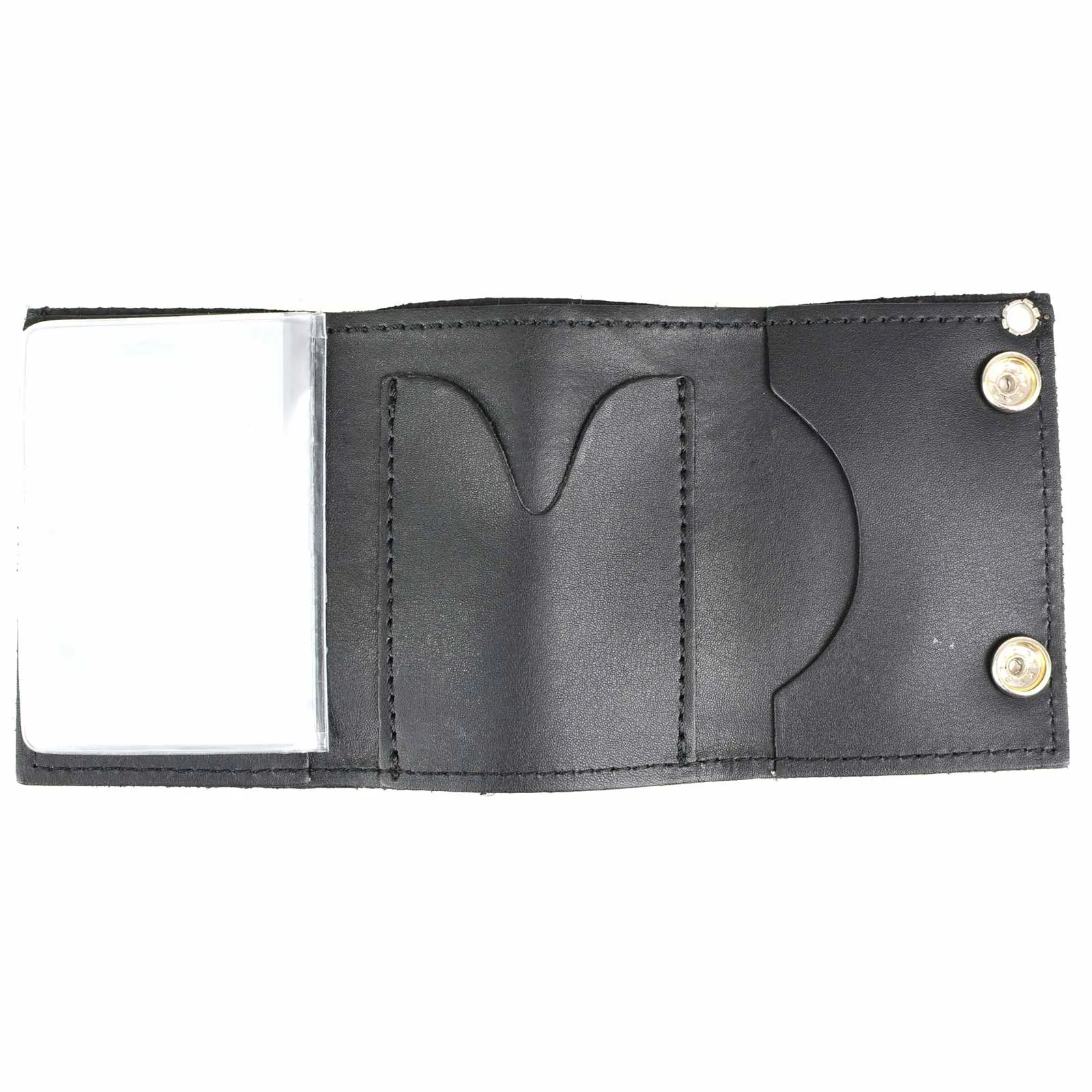 Milwaukee Leather MLW7839 Men's 4” Leather “2nd Amendment” Tri-Fold