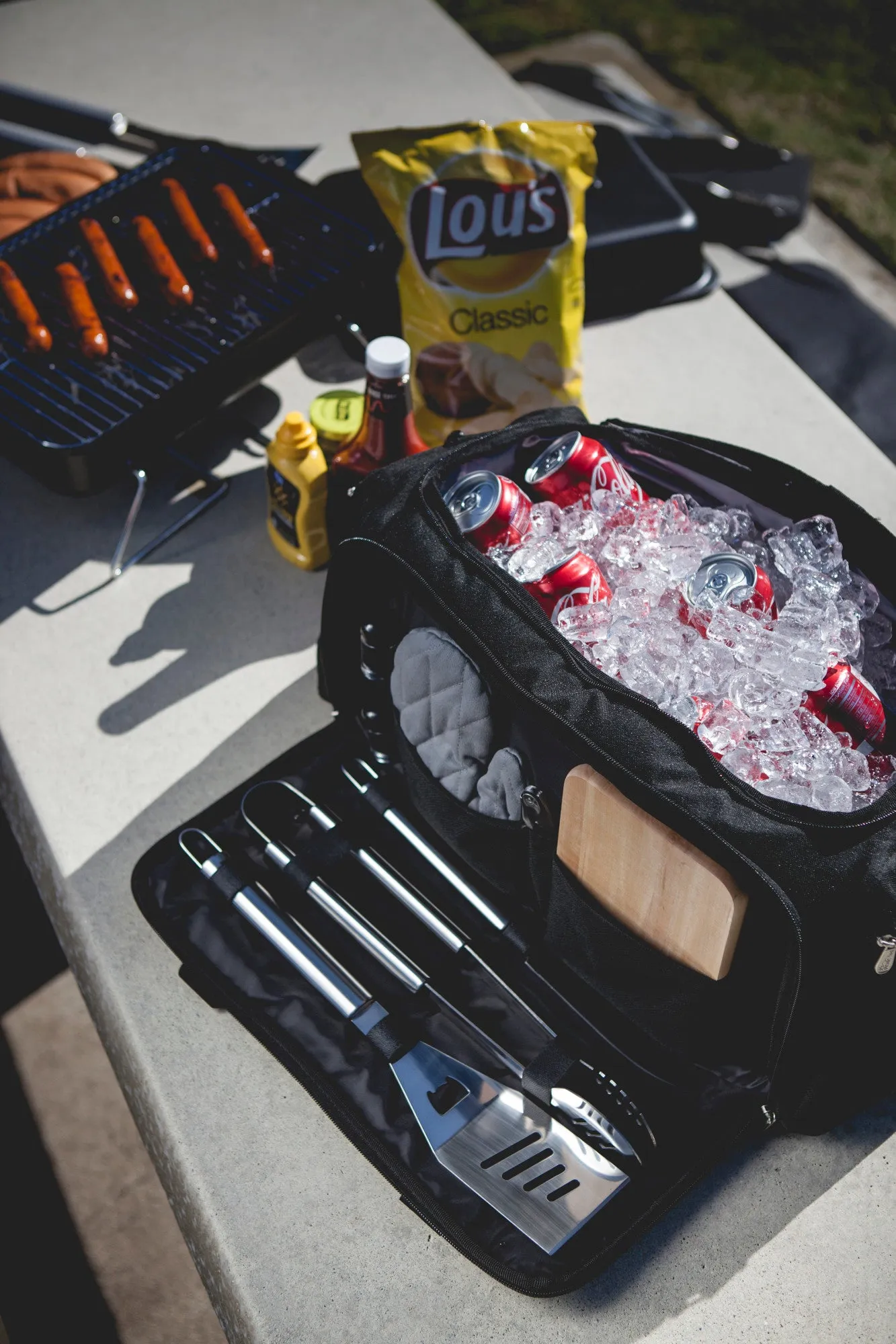 Mississippi State Bulldogs - BBQ Kit Grill Set & Cooler