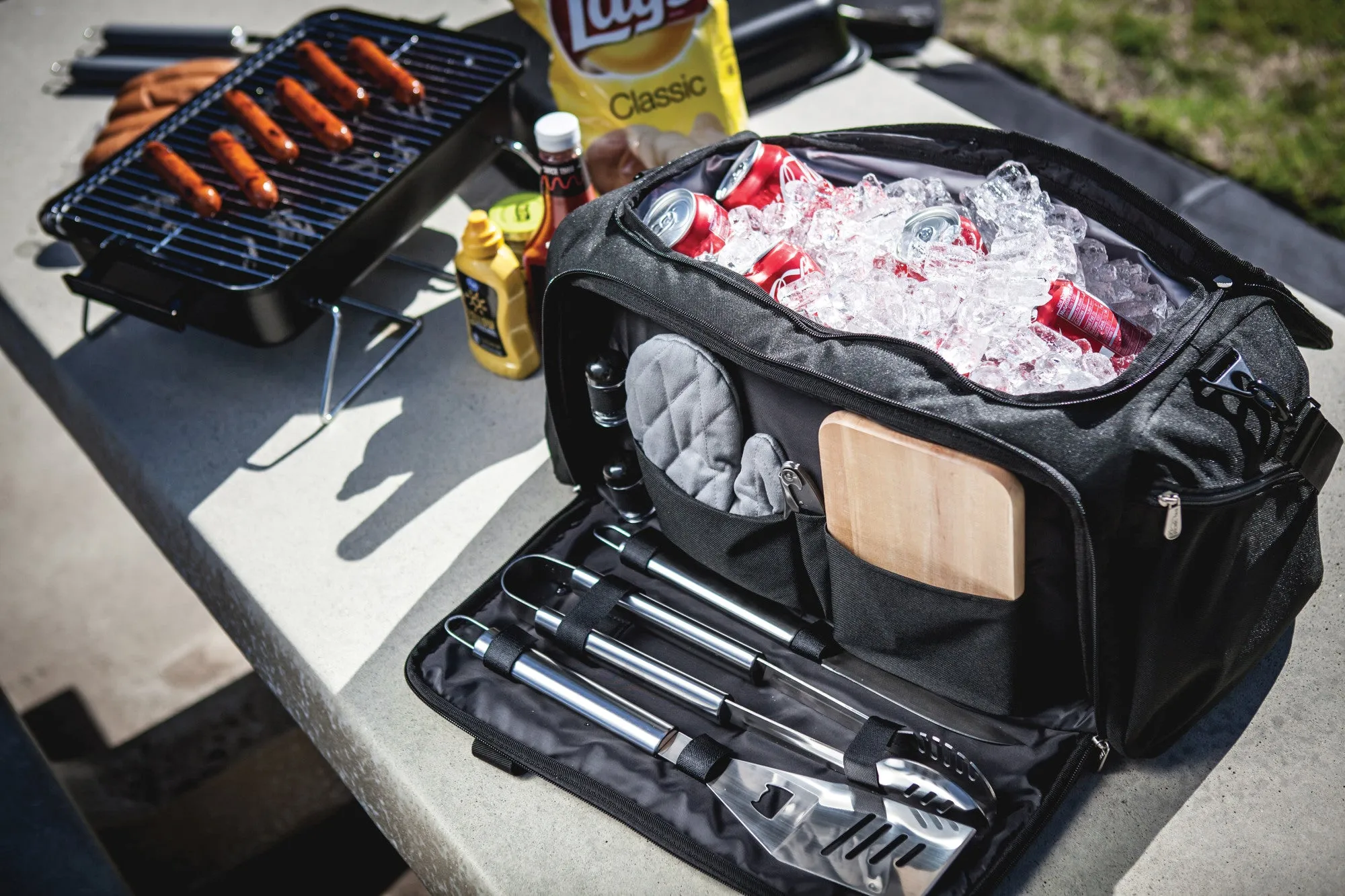 Mississippi State Bulldogs - BBQ Kit Grill Set & Cooler