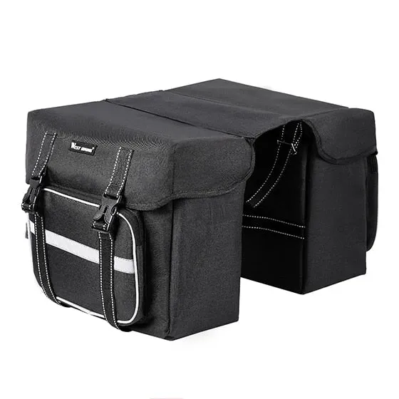 Mountain Road Bicycle Bag Bike 3 in 1 Trunk Bag Cycling Double Side Rear Rack Tail Seat Pannier Pack Luggage Carrier