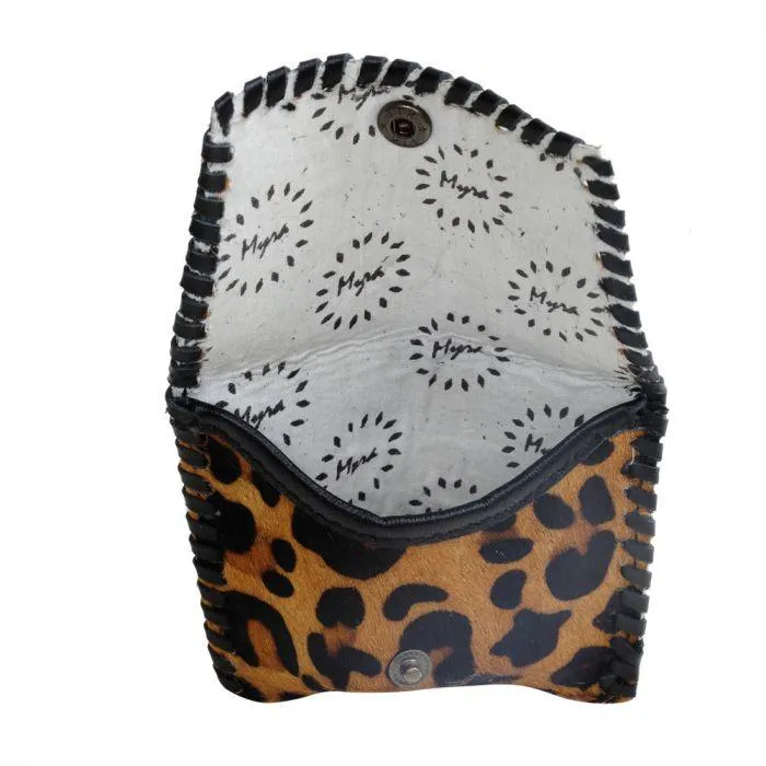 Myra Bag Women's All Eyeballs Leopard Print Coin Purse S-2971