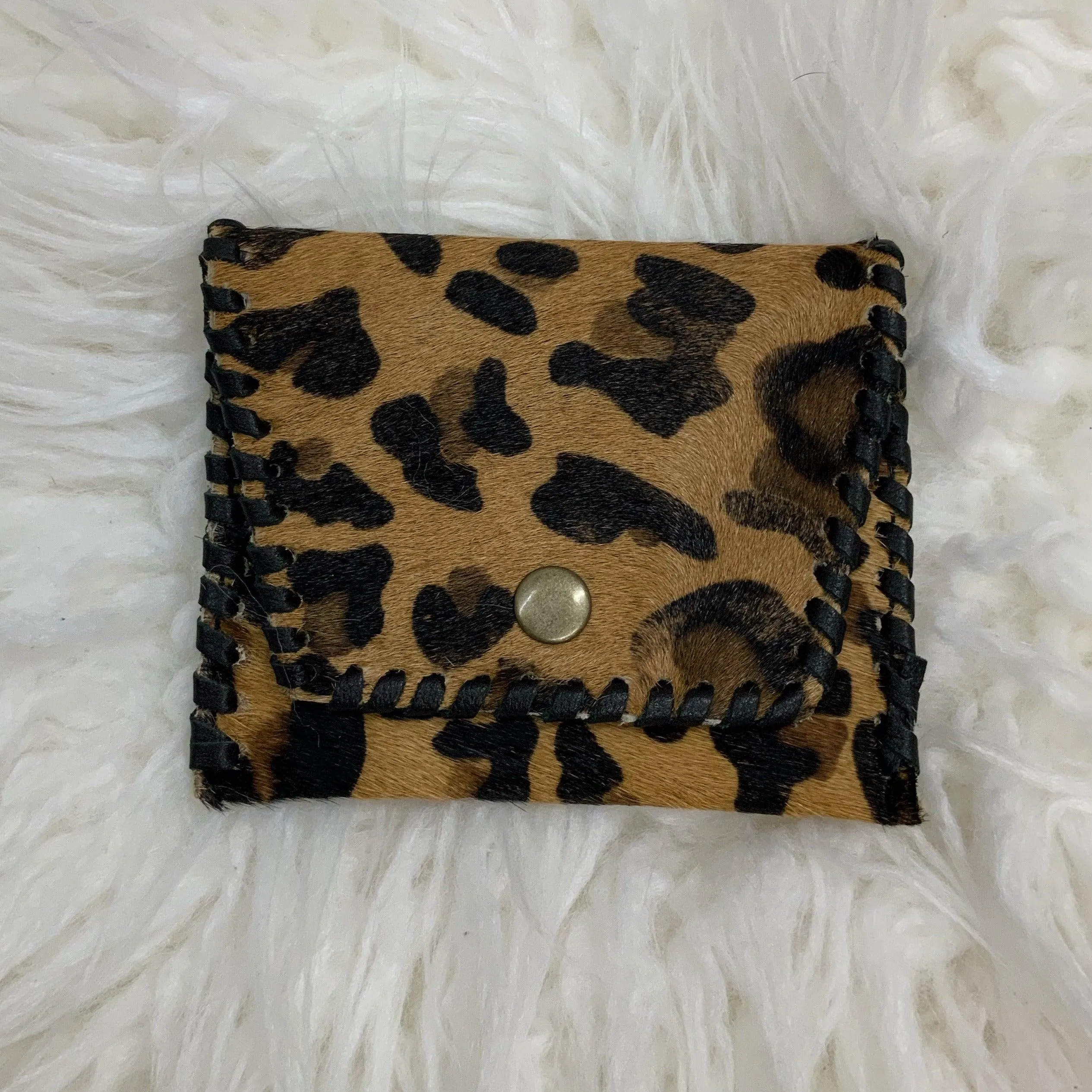 Myra Bag Women's All Eyeballs Leopard Print Coin Purse S-2971