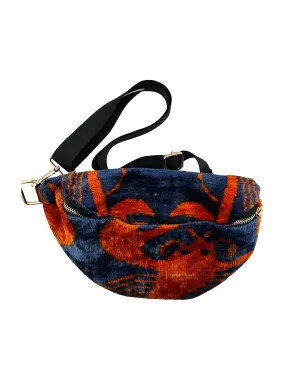 Navy & Red Fanny Pack