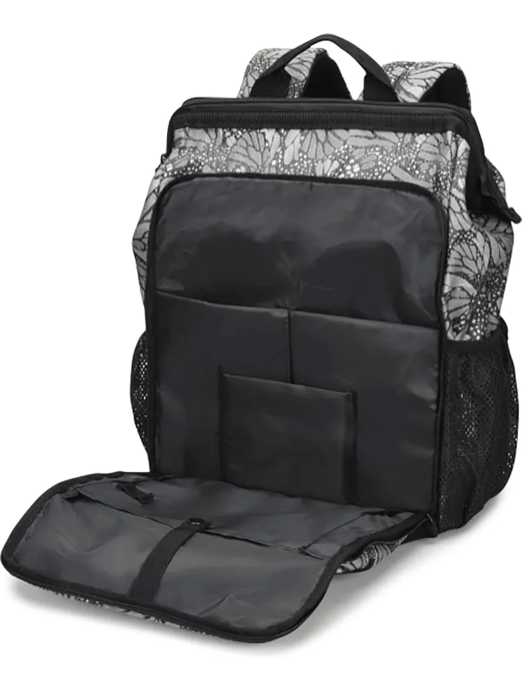 NurseMates Ultimate Backpack | Jacquard Butterfly