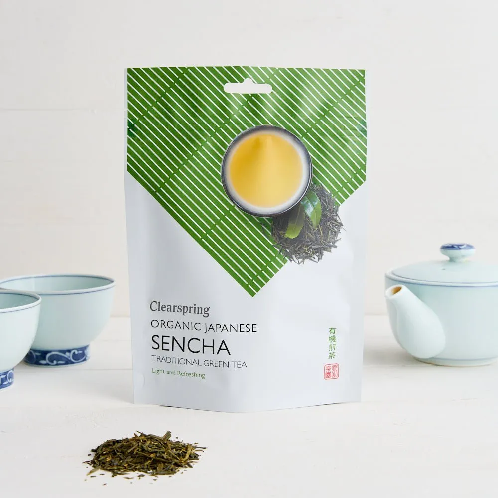 Organic Japanese Sencha Green Tea - Loose Leaf Tea (6 Pack)