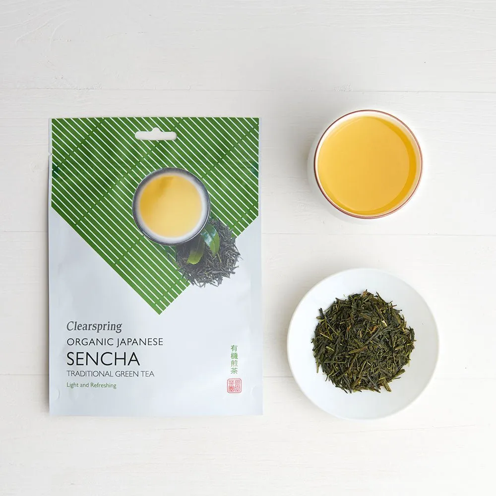 Organic Japanese Sencha Green Tea - Loose Leaf Tea (6 Pack)