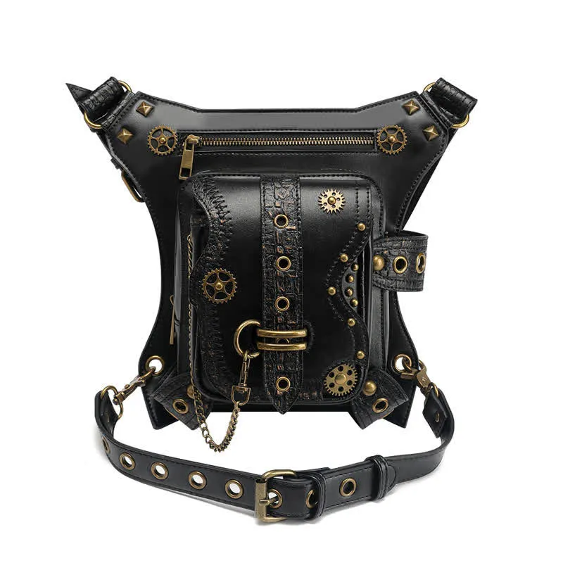 Outdoor Gear Steampunk Chain Waist Leg Bag