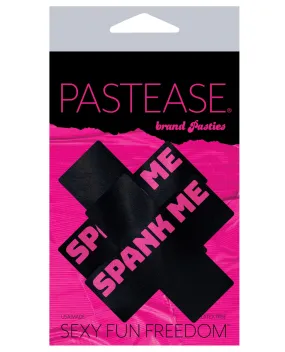 Pastease Spank Me Plus - Black/Pink O/S