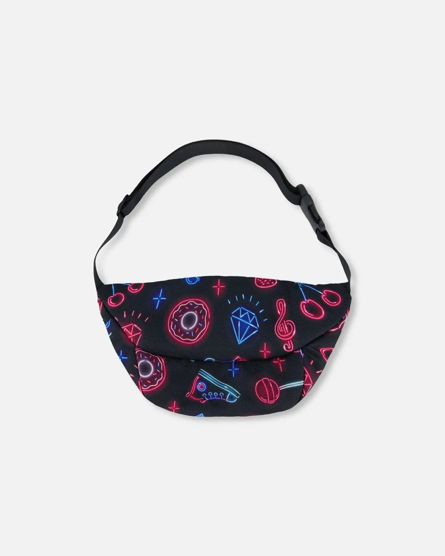 Printed Fanny Pack Black And Blue And Pink Items