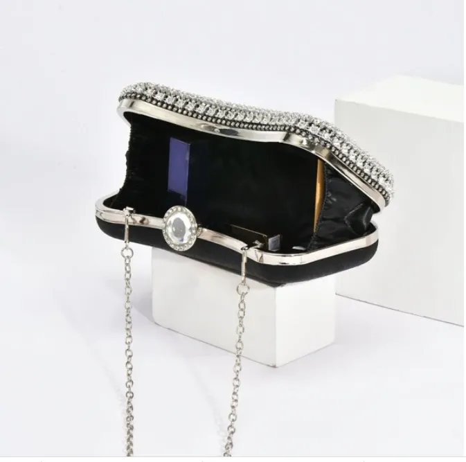 "Alina" Rhinestone Clutch Handbag