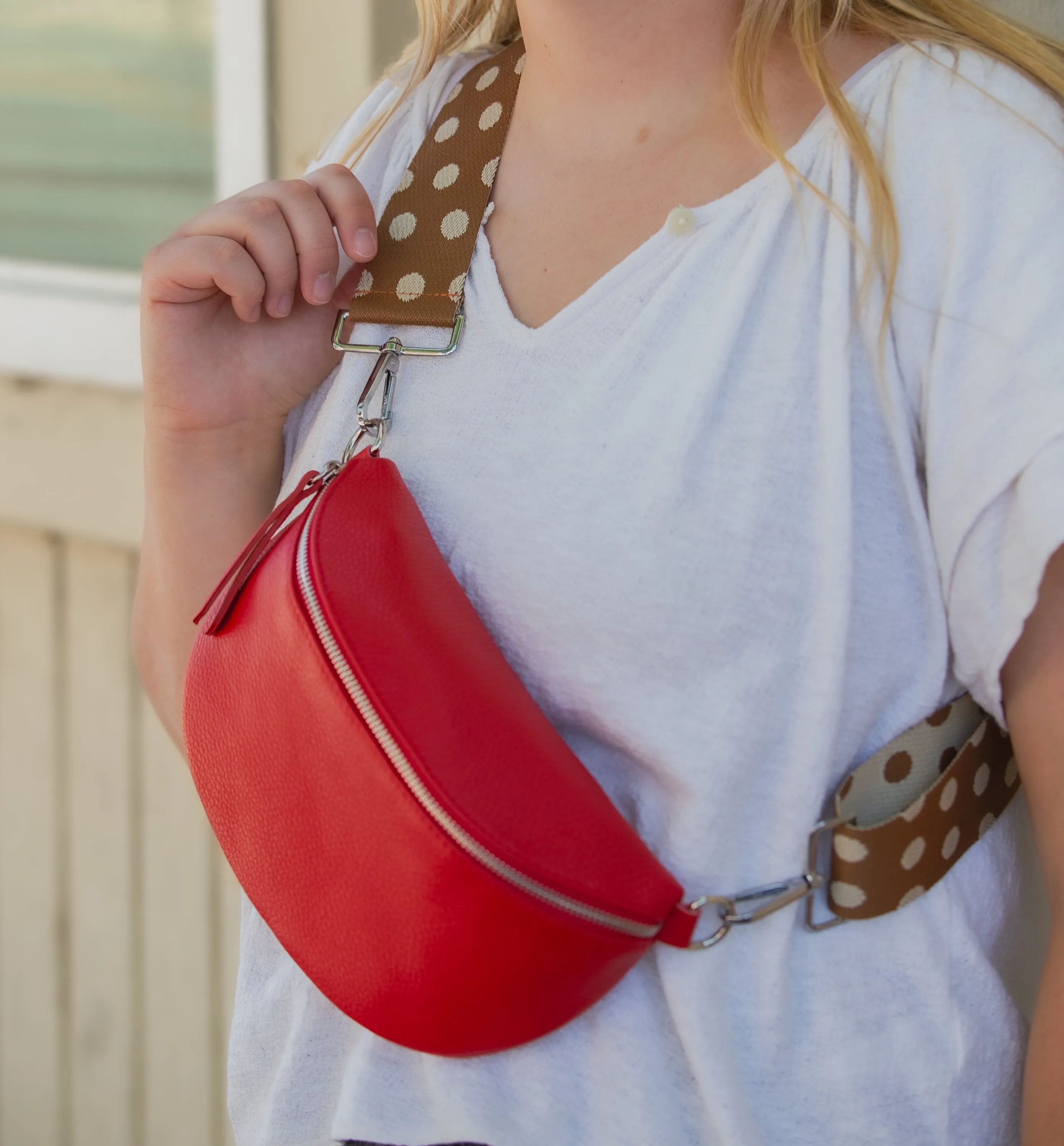 Red Crossbody Bag