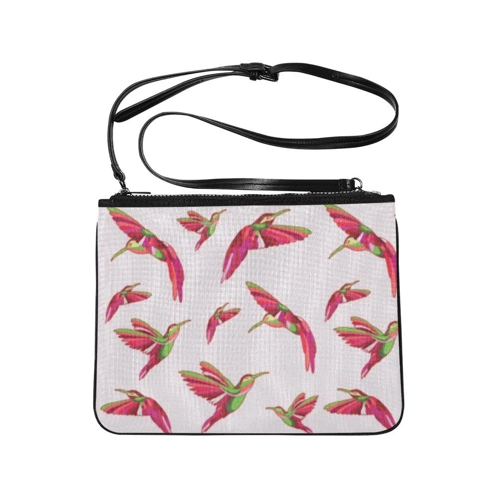 Red Swift Colourful Slim Clutch Bag