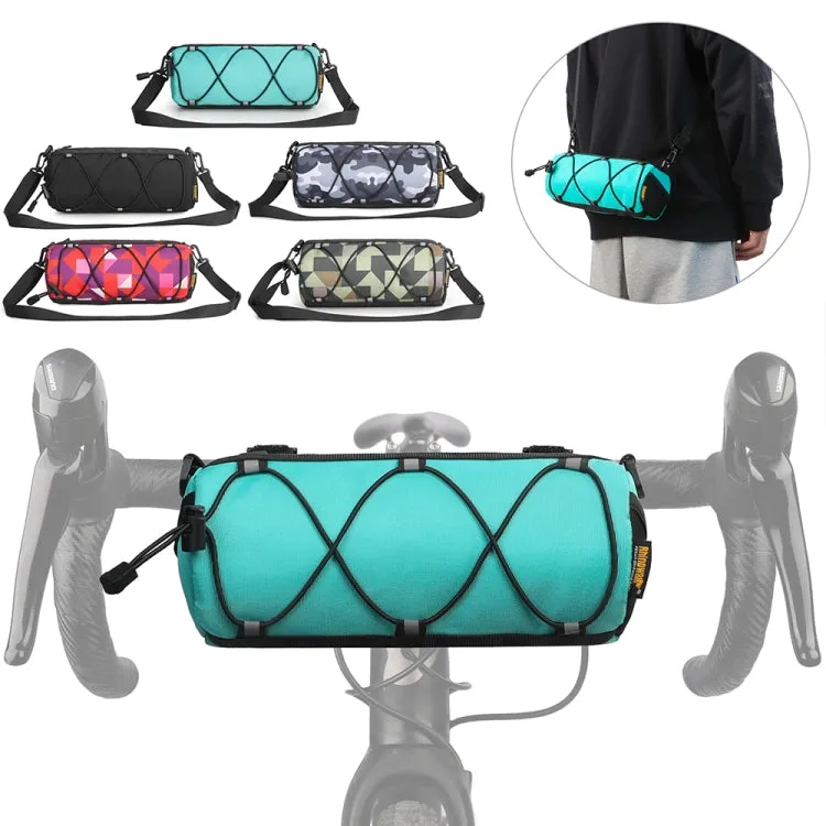 Rhinowalk RK9103 2.4L Outdoor Sports Cycling Front Bag Bicycle Waterproof Handlebar Bag(Light Blue)