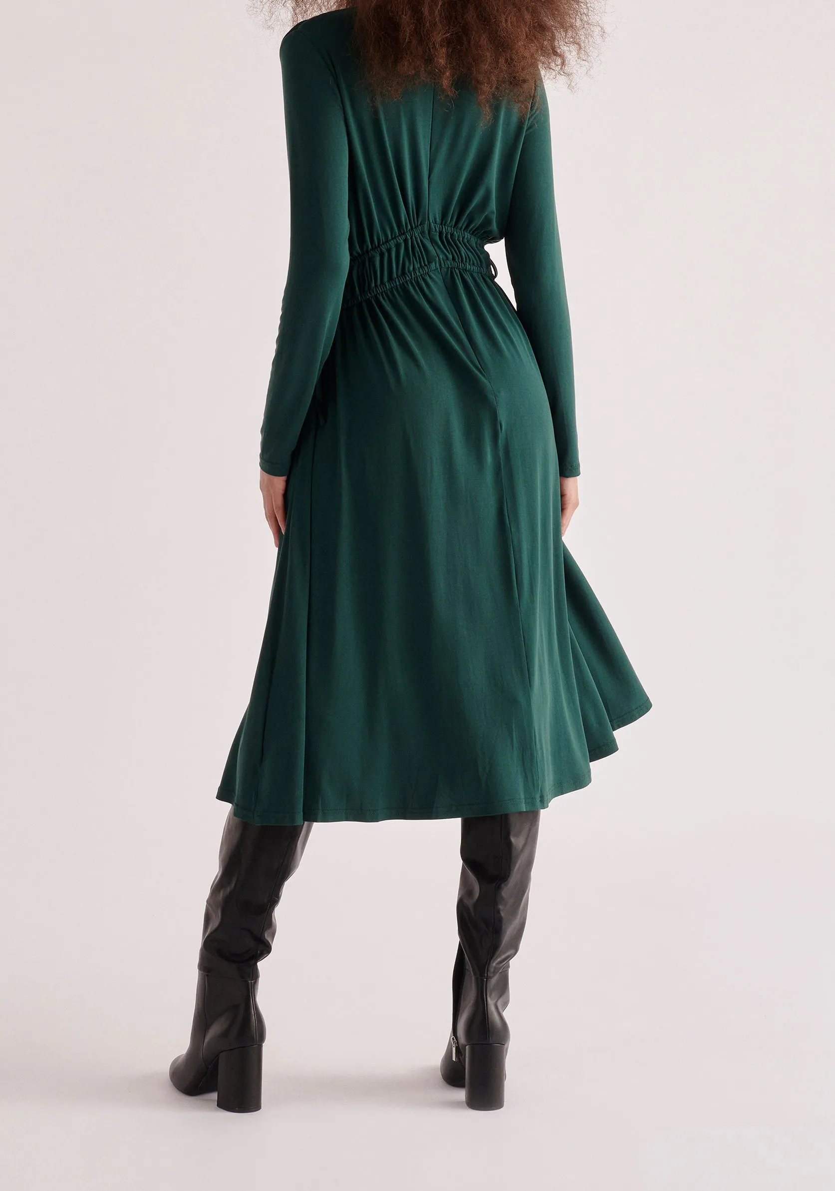 Ruched Waist Modal Dress