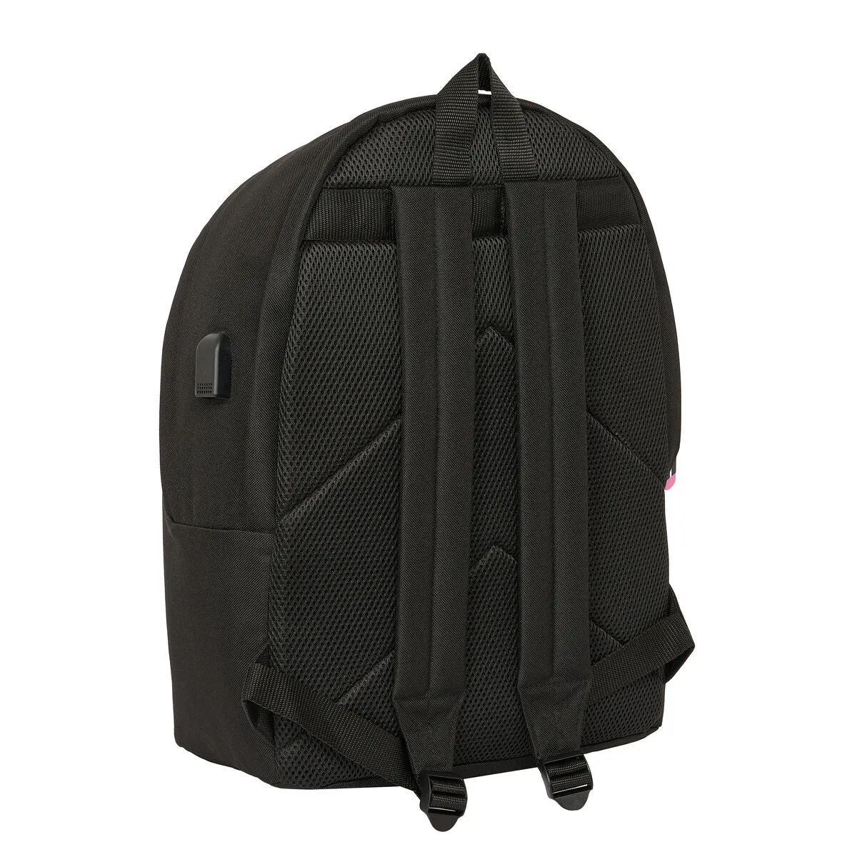 Rucksack for Laptop and Tablet with USB Output Kings League  usb kings league Black 31 x 44 x 18 cm