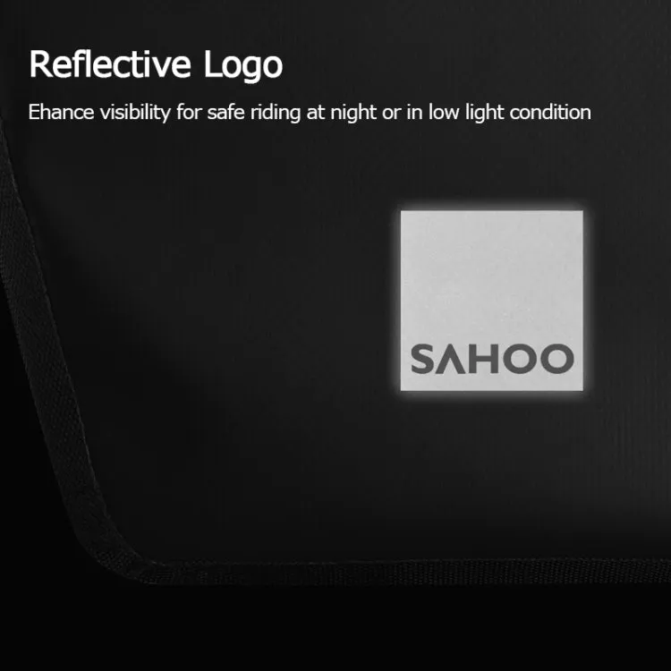 SAHOO 20L Bicycle Shelf Bag Long-Distance Cycling Pannier Bag(Black)