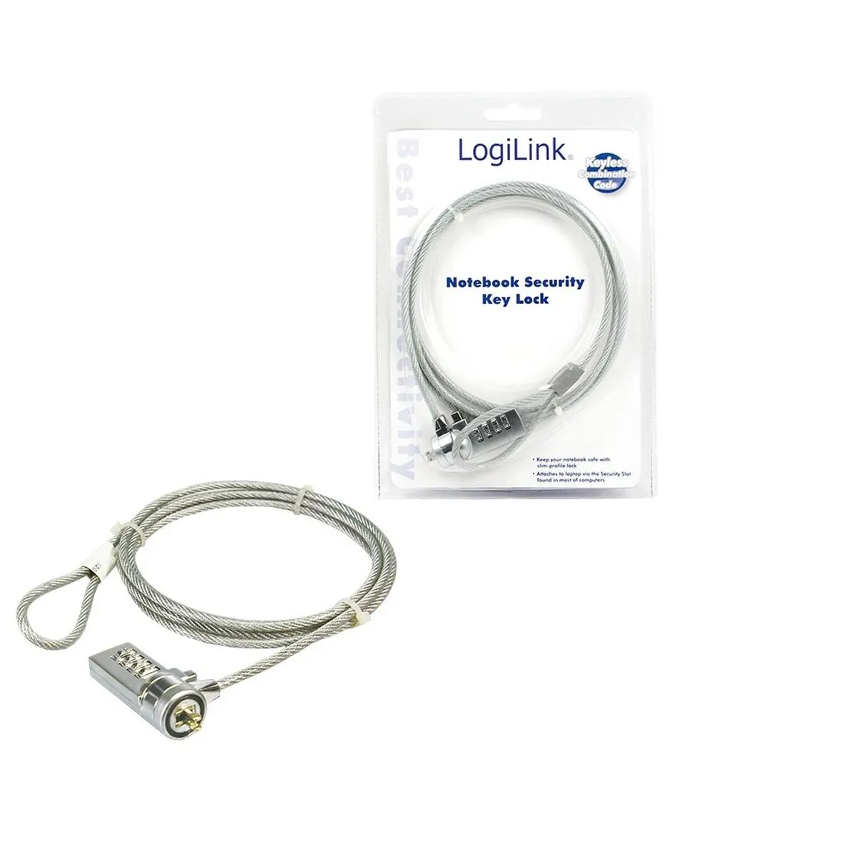 Security Cable LogiLink 1,5 m