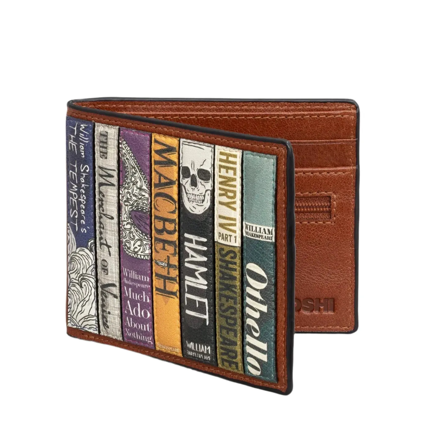 Shakespeare Bookworm Leather Wallet