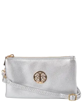 Silver Clutch Bag | Toni