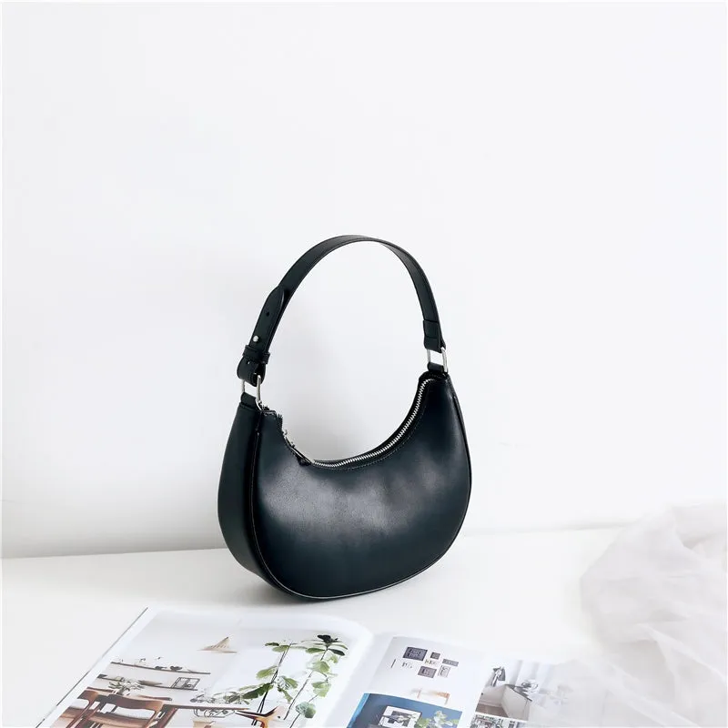 Small Moon leather shoulder bag