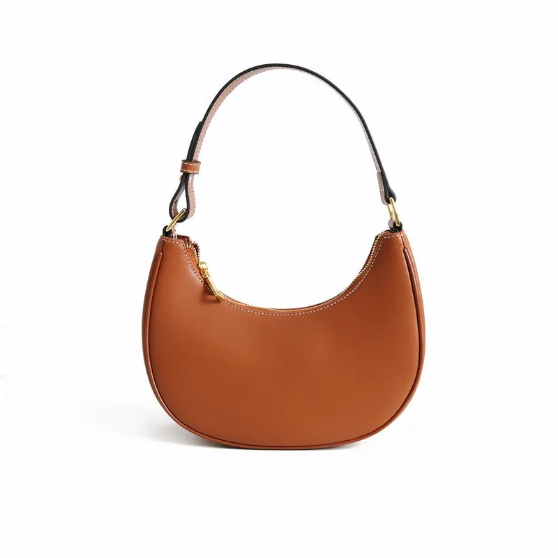 Small Moon leather shoulder bag