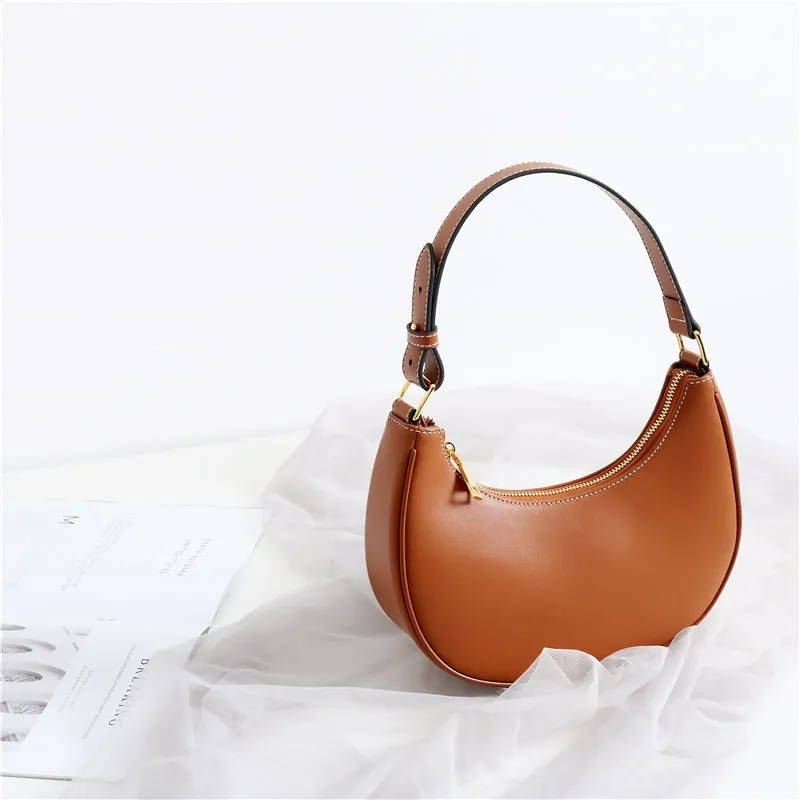 Small Moon leather shoulder bag