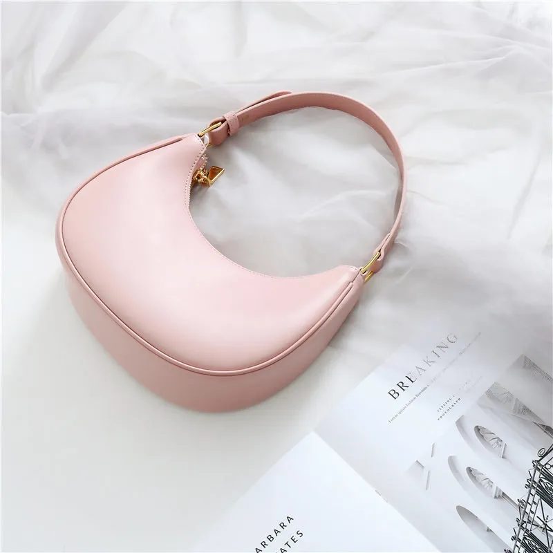 Small Moon leather shoulder bag