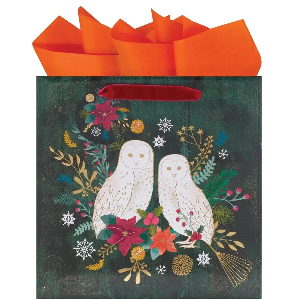 Snow Owls Gift Bag