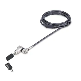 Startech.Com Universal Laptop Lock 6.6Ft (2M), Security Cable For Notebooks Compatible With Noble Wedge/Nano/K-Slot, Key