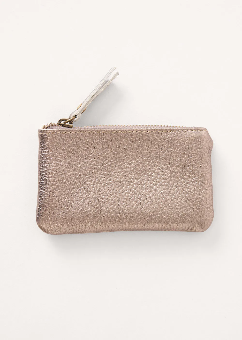 SUKI LEATHER PURSE - BRONZE