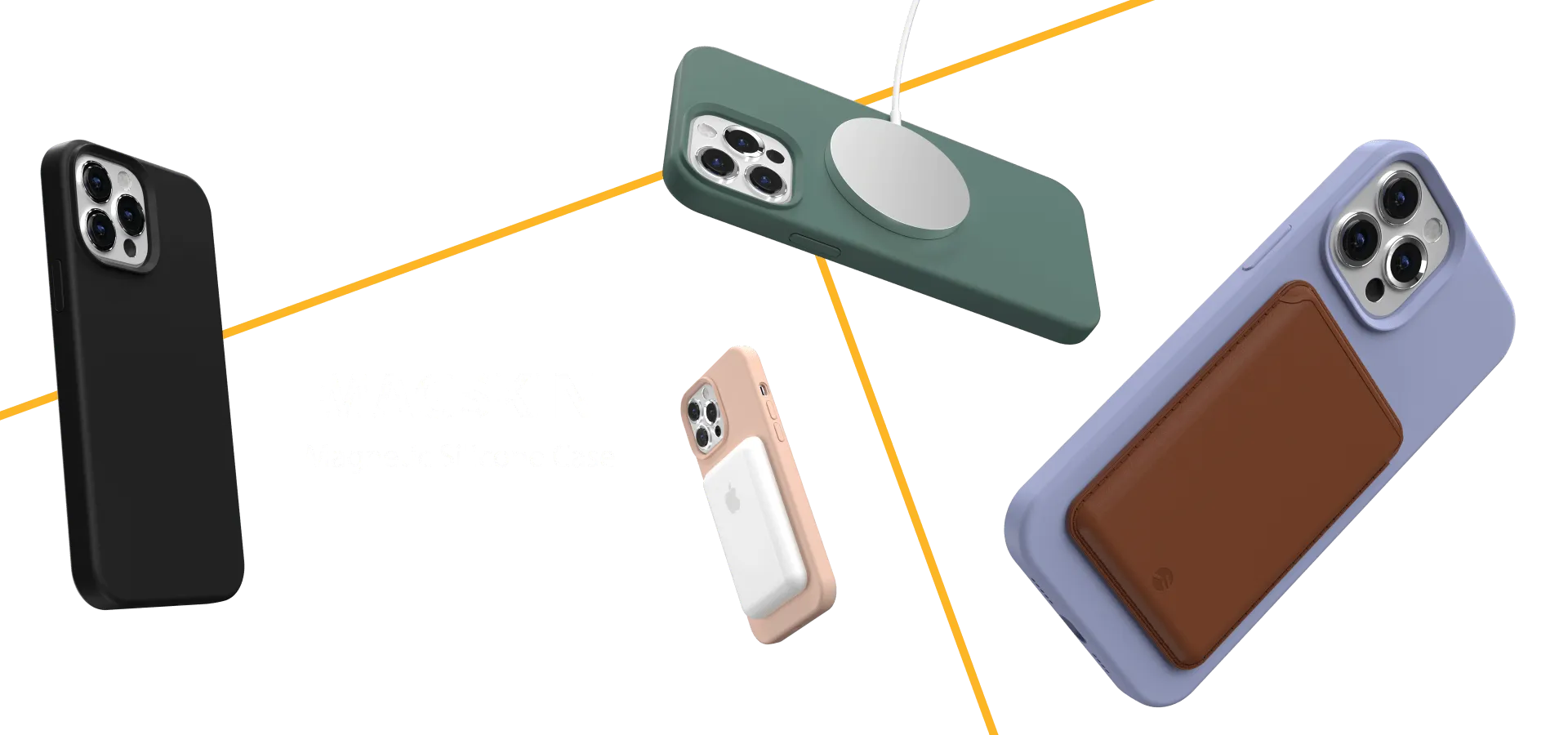 SwitchEasy MagSkin Silicone iPhone Case 13 Series