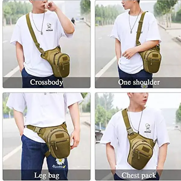 Tactical Drop Leg Waist Bag Military