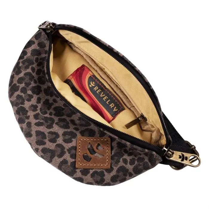 The Amigo leopard Cross Body Waist Bag by Revelry Supply