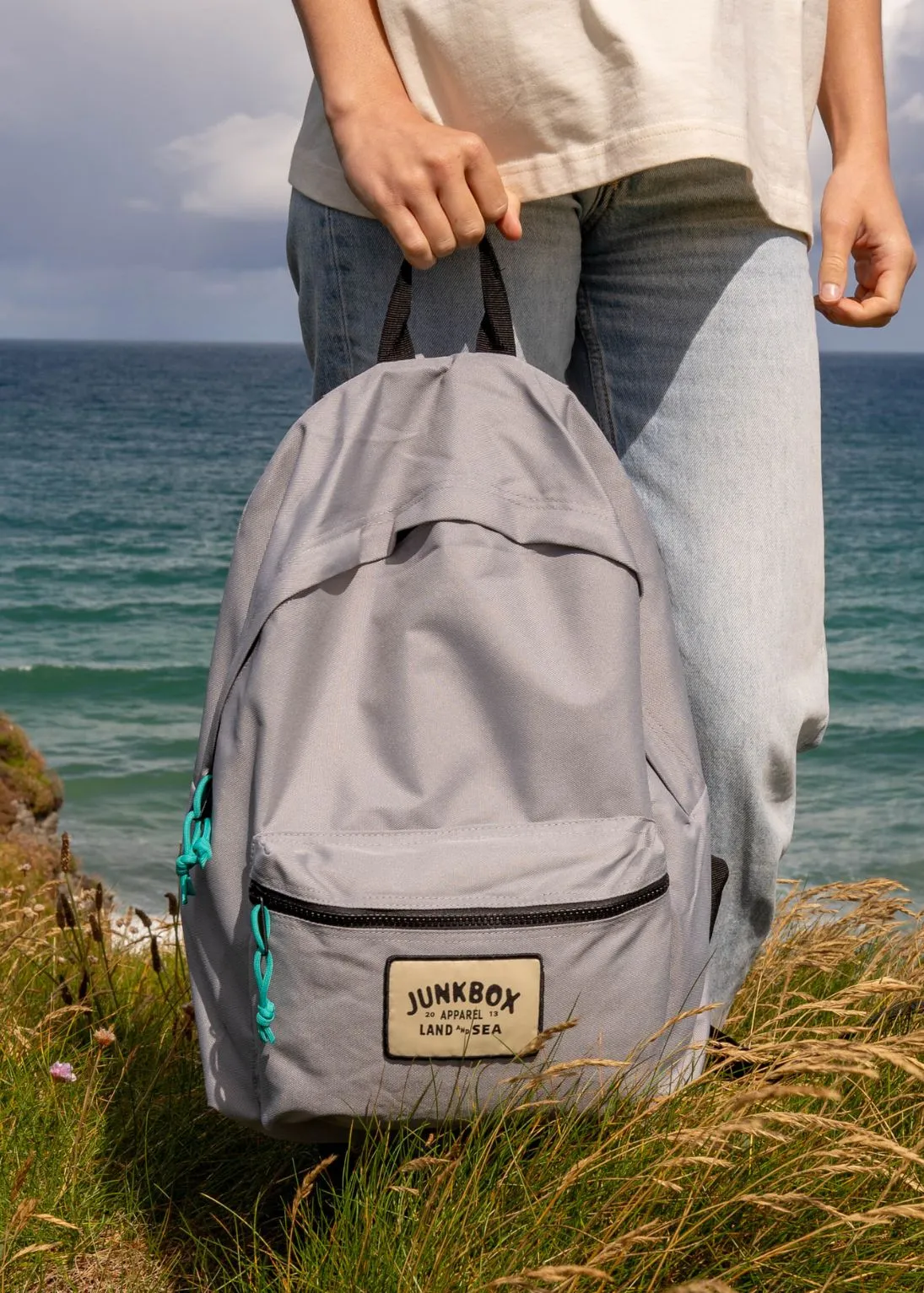 'The Classic' Recycled Backpack in Grey