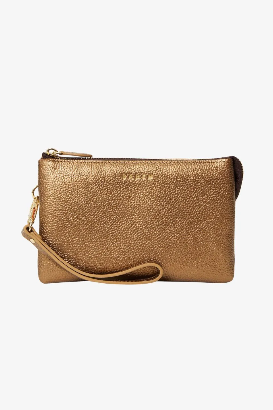 Tilly Brushed Bronze Leather Crossbody Bag