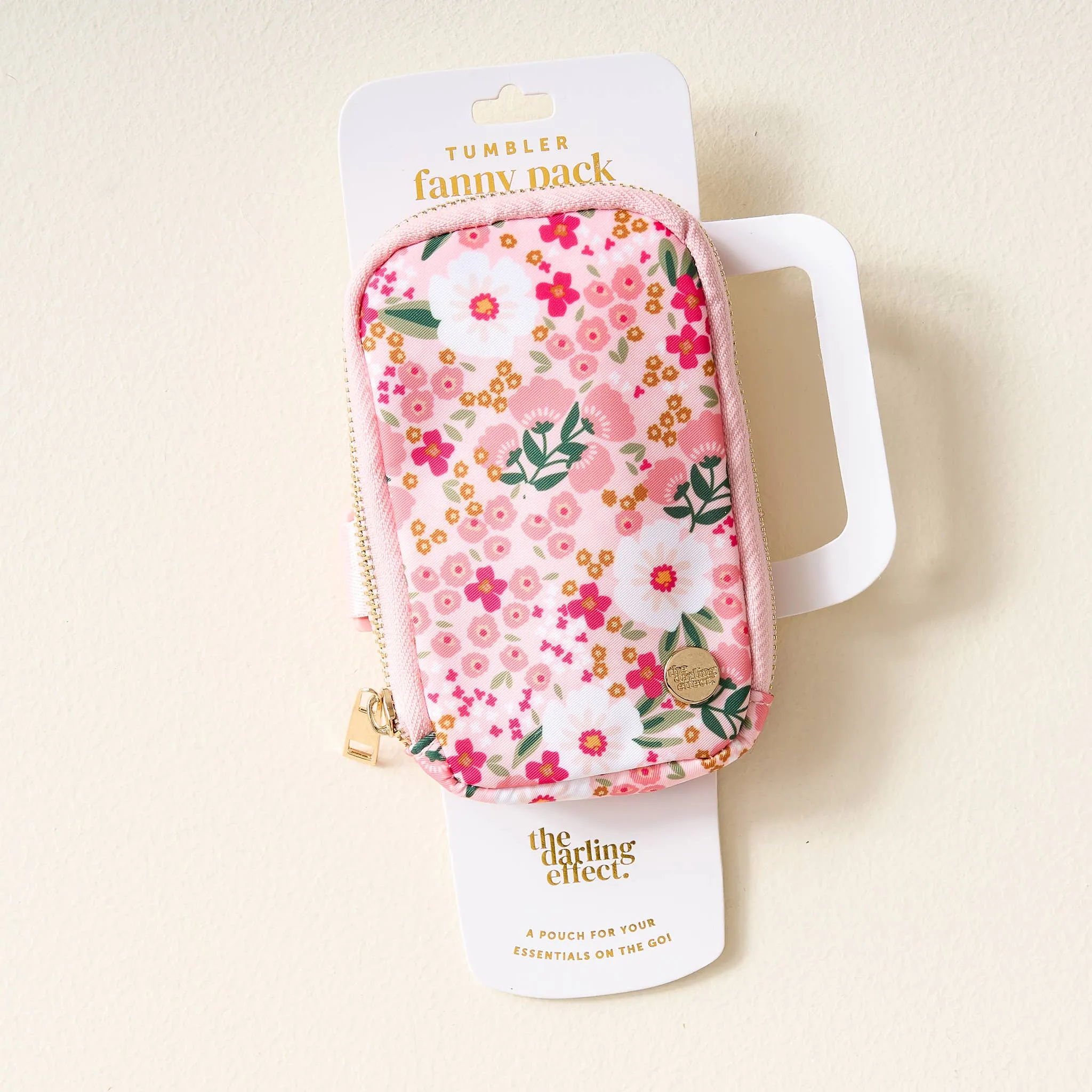 Tumbler Fanny Pack - Sweet Meadow Pink - ALL SALES FINAL