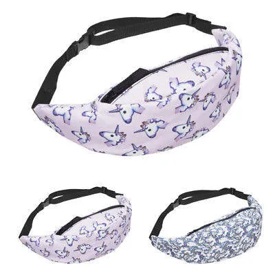 Unicorn fanny pack fashion waist bag