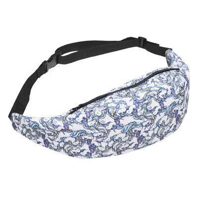 Unicorn fanny pack fashion waist bag