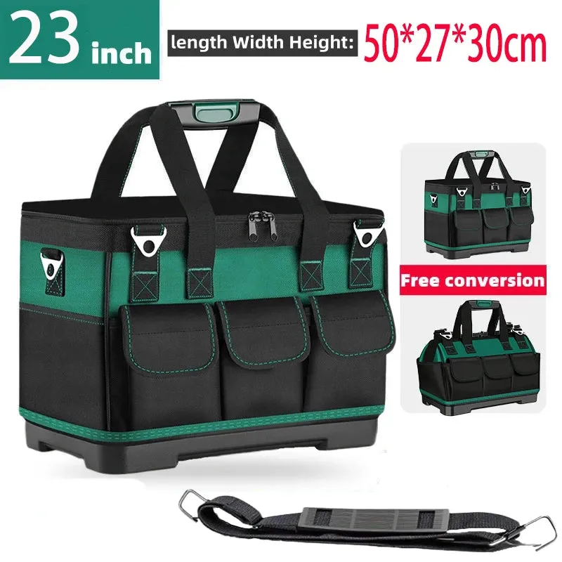 Upgrade 23-inch Waterproof Tool Bag - Large Capacity, 1680D Wear-Resistant