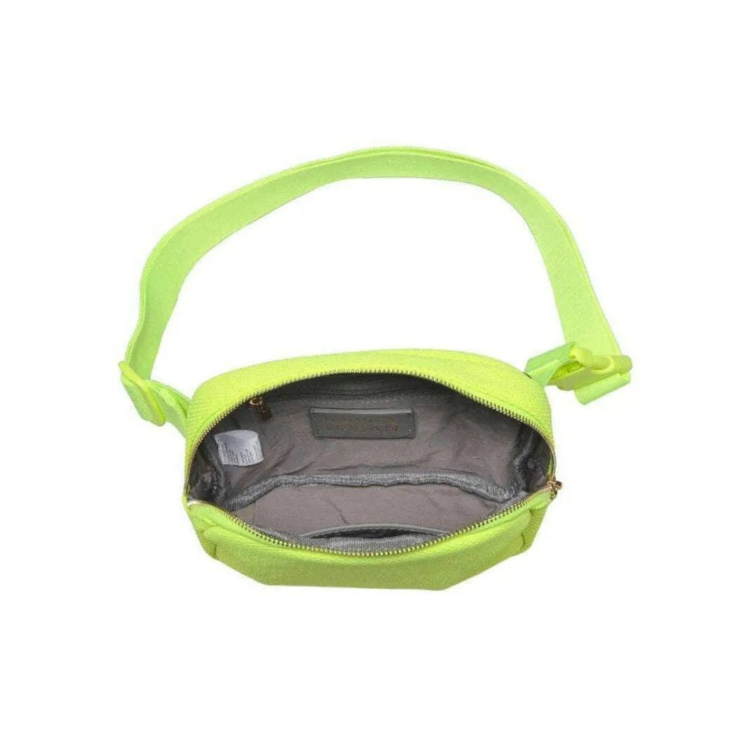 URBAN EXPRESSIONS - Felix Mesh Neoprene Bag - Neon Yellow