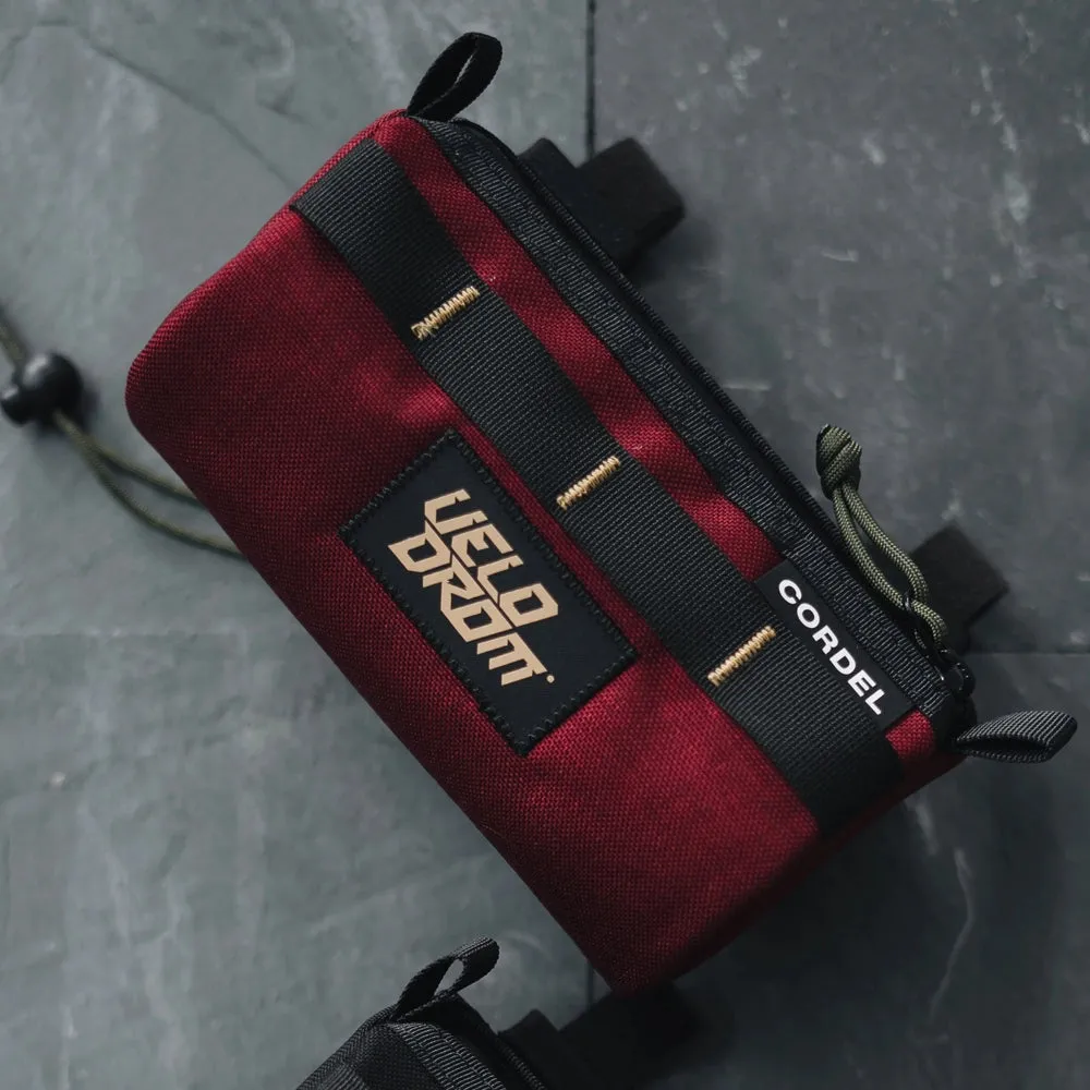 VELODROM Raceday by Cordel Durum Mini Handlebar Bag - Burgundy