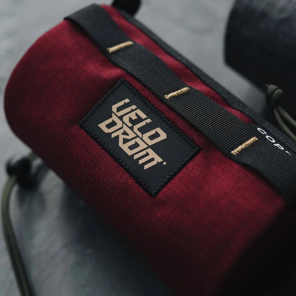 VELODROM Raceday by Cordel Durum Mini Handlebar Bag - Burgundy