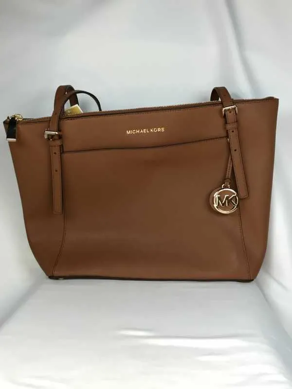 Voyager Large Saffiano Leather Top-Zip Tote Bag