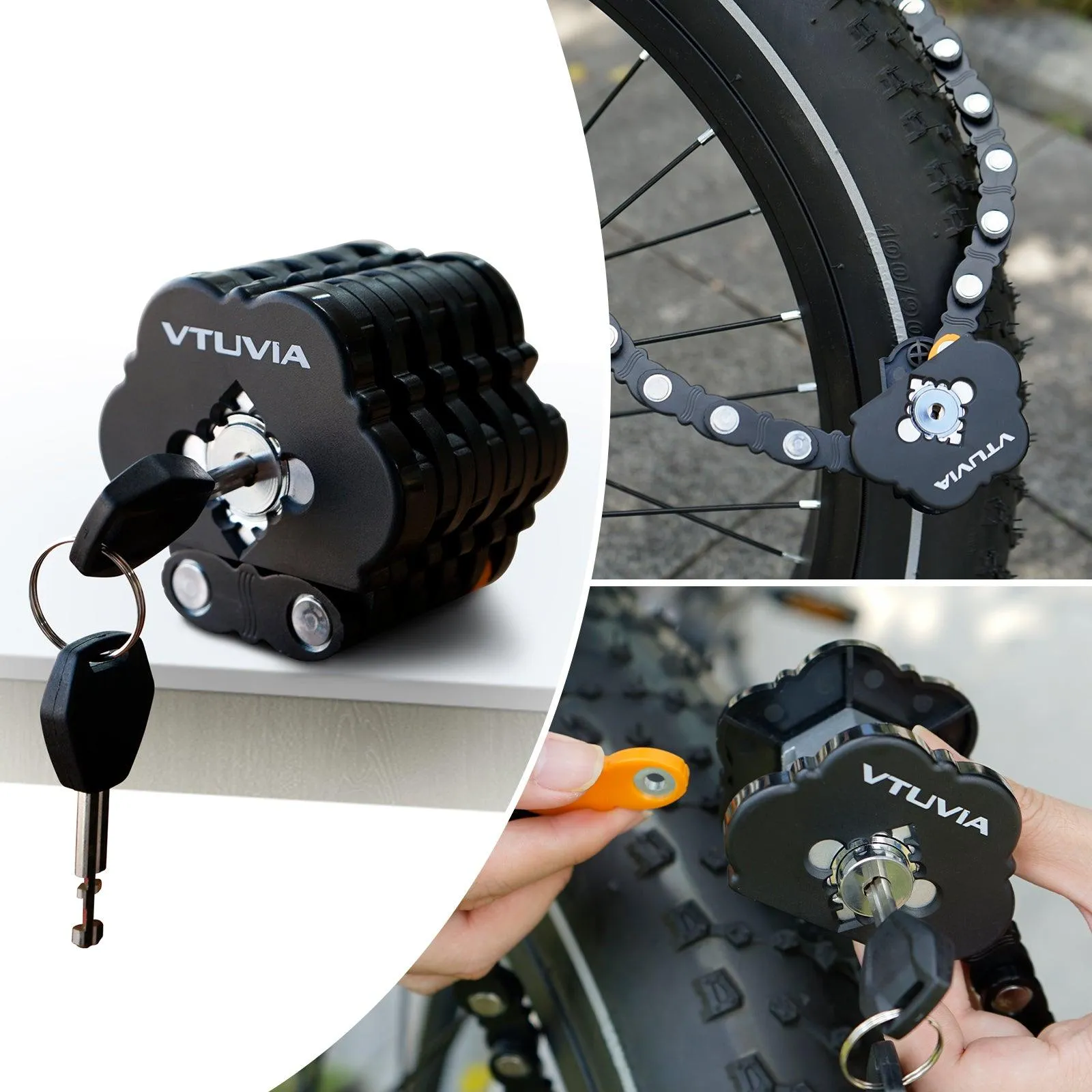 VTUVIA Chain Lock