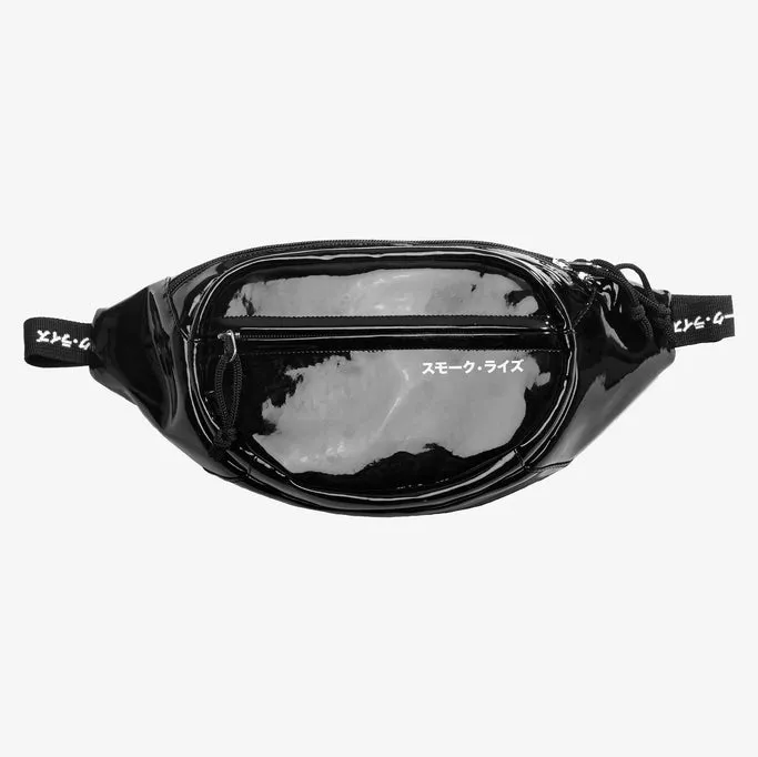 Waist Vegan Leather Fanny Pack - Black