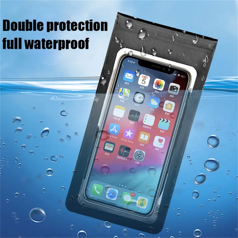 Waterproof Bicycle Bag Mobile Phone Bag Cycling 6.0 Inch Touch Screen Motorcycle MTB Bike Mount for iPhone Samsung