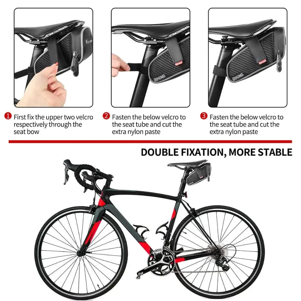 Waterproof Bicycle Saddle Bag MTB Road Bicycle Tools Pannier Reflective Rear Seatpost Bag Basket Cycling Accessories