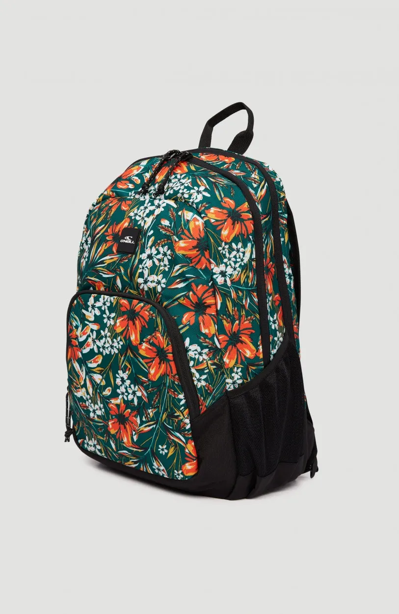 Wedge Backpack | Flower Wall